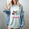 I Buy Her Books And Call Her A Good Girl Skull Rose Bookworm Women's Comfort Colors T-Shirt Denim I Buy Her Books And Call Her A Good Girl Skull Rose Bookworm Women's Comfort Colors T-Shirt Denim