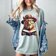 Capybara Bookworm Rodent Reading a Book Women's Comfort Colors T-Shirt Denim