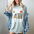 Carve Out Time To Read Halloween Ghost Books Raglan Baseball Tee Women's Comfort Colors T-Shirt Denim