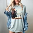 Cats And Books Book & Cat Lover Easily Distracted By Women's Comfort Colors T-Shirt Denim Cats And Books Book & Cat Lover Easily Distracted By Women's Comfort Colors T-Shirt Denim