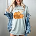 Cats Books And Coffee Heart Cozy Cat Lover Bookworm Readers Women's Comfort Colors T-Shirt Denim Cats Books And Coffee Heart Cozy Cat Lover Bookworm Readers Women's Comfort Colors T-Shirt Denim
