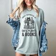 Cats Plants And Books Shirt Plant Lover Gardening Women's Comfort Colors T-Shirt Denim Cats Plants And Books Shirt Plant Lover Gardening Women's Comfort Colors T-Shirt Denim