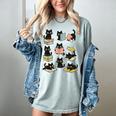 Cats Reading Books Cat Lover Women's Comfort Colors T-Shirt Denim