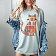 Cats Reading Books Librarian Library Readers Women's Comfort Colors T-Shirt Denim