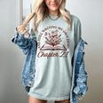 Chapter 21 Book Readers Flower Lovers 21st Birthday Girls Women's Comfort Colors T-Shirt Denim