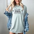 Chapter Fifty 50 Cute 50th 1975 Birthday Book Lovers Women's Comfort Colors T-Shirt Denim