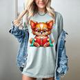 Chihuahua Reading a Book Dog Women's Comfort Colors T-Shirt Denim Chihuahua Reading a Book Dog Women's Comfort Colors T-Shirt Denim