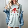 Christmas Matching Most Likely To Read A Book PJS Women's Comfort Colors T-Shirt Denim