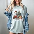 Christmas Outfit I Prefer Halloween Book Reading Skeleton Women's Comfort Colors T-Shirt Denim