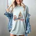 Christmas A Penguin Reading Book Snowflake Cocoa Hot Teacher Women's Comfort Colors T-Shirt Denim Christmas A Penguin Reading Book Snowflake Cocoa Hot Teacher Women's Comfort Colors T-Shirt Denim
