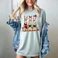 Christmas Three Llamas Reading Reading Books Llama Lover Women's Comfort Colors T-Shirt Denim Christmas Three Llamas Reading Reading Books Llama Lover Women's Comfort Colors T-Shirt Denim