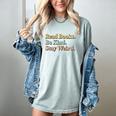 Classic Read Books Be Kind Stay Weird Positive Reader Premium Tri-Blend Women's Comfort Colors T-Shirt Denim