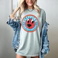 Clifford The Big Red Dog Round Distressed Logo Kids Books Women's Comfort Colors T-Shirt Denim