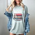 I Closed My Book To Be Here Books Lover Bookworm Women's Comfort Colors T-Shirt Denim