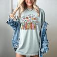 I Closed My Book To Be Here Floral Bookworm Reading Women's Comfort Colors T-Shirt Denim