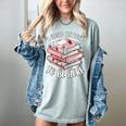 I Closed My Book To Be Here Reading Bookworm Women Girls Women's Comfort Colors T-Shirt Denim