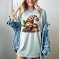 Coffee And Book Reading Accessories For Book Lovers Gnome Women's Comfort Colors T-Shirt Denim Coffee And Book Reading Accessories For Book Lovers Gnome Women's Comfort Colors T-Shirt Denim