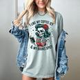 I Like My Coffee ICY & My Books Spicy For Book Lovers Women's Comfort Colors T-Shirt Denim I Like My Coffee ICY & My Books Spicy For Book Lovers Women's Comfort Colors T-Shirt Denim