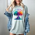 Color Our World Summer Reading 2025 Tree Book Lover Camping Women's Comfort Colors T-Shirt Denim Color Our World Summer Reading 2025 Tree Book Lover Camping Women's Comfort Colors T-Shirt Denim