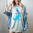 Cool Dinosaur Books Art For Men Women Libarian Book Lover Women's Comfort Colors T-Shirt Denim Cool Dinosaur Books Art For Men Women Libarian Book Lover Women's Comfort Colors T-Shirt Denim