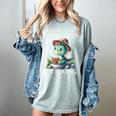 All The Cool Dinosaurs Are Reading Book Reader T-Rex Kawaii Women's Comfort Colors T-Shirt Denim All The Cool Dinosaurs Are Reading Book Reader T-Rex Kawaii Women's Comfort Colors T-Shirt Denim
