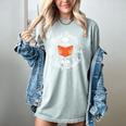 Cool Read Books Be Kind Stay Weird Skeleton Reading Women's Comfort Colors T-Shirt Denim
