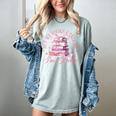 Coquette Aesthetic Bow Buy Me Books & Tell Me I'm Pretty Women's Comfort Colors T-Shirt Denim