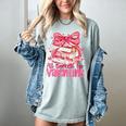 Coquette Bow All Booked For Valentine Book Lover Bookish Women's Comfort Colors T-Shirt Denim
