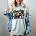 Cosy Sloth In Bookshelf With Plants Women's Comfort Colors T-Shirt Denim Cosy Sloth In Bookshelf With Plants Women's Comfort Colors T-Shirt Denim