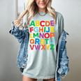 Cute ABCs Shirt Alphabet Colorful Letters Reading Books Kids Women's Comfort Colors T-Shirt Denim Cute ABCs Shirt Alphabet Colorful Letters Reading Books Kids Women's Comfort Colors T-Shirt Denim