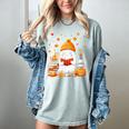 Cute Beanie Ghost Bookworm Cozy Book Reading Halloween Women's Comfort Colors T-Shirt Denim Cute Beanie Ghost Bookworm Cozy Book Reading Halloween Women's Comfort Colors T-Shirt Denim