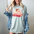 Cute Books And Coffee Crochet Valentines Day Tee For Couples Women's Comfort Colors T-Shirt Denim