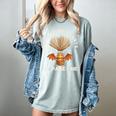 Cute Dragon Book Hot Air Balloon Adventure Fantasy Reading Women's Comfort Colors T-Shirt Denim