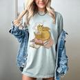 Cute Dragon Be Kind Stay Weird Read Books Women's Comfort Colors T-Shirt Denim
