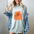 Cute Introvert Graphic Tee Women's Comfort Colors T-Shirt Denim Cute Introvert Graphic Tee Women's Comfort Colors T-Shirt Denim