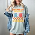 Cute Librarian Library Book Lover Keeper Of Endless Stories Women's Comfort Colors T-Shirt Denim Cute Librarian Library Book Lover Keeper Of Endless Stories Women's Comfort Colors T-Shirt Denim