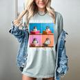 Cute Penguin Reading Book School Librarian Teacher Student Women's Comfort Colors T-Shirt Denim
