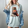 Cute Red Panda Reading Book Animal Bookworm Women's Comfort Colors T-Shirt Denim