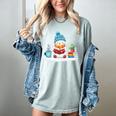 Cute Winter Cozy Snowman Reading Book Lovers Xmas Snowman Women's Comfort Colors T-Shirt Denim Cute Winter Cozy Snowman Reading Book Lovers Xmas Snowman Women's Comfort Colors T-Shirt Denim