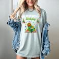 Dad Of Caterpillar Birthday Reading Books Lovers Women's Comfort Colors T-Shirt Denim
