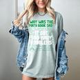 Dad Joke Why Was The Math Book Sad Pun Dad Jokes Women's Comfort Colors T-Shirt Denim