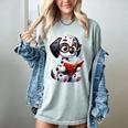 Dalmatian Reading a Book Dog Women's Comfort Colors T-Shirt Denim Dalmatian Reading a Book Dog Women's Comfort Colors T-Shirt Denim