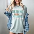 A Day Without Reading Is Like Book Lover Bookworm Men Women Women's Comfort Colors T-Shirt Denim