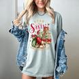 Dear Santa More Books Please Christmas Women's Comfort Colors T-Shirt Denim