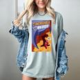 Disney Pixar The Incredibles Omnidroid Comic Book Cover Women's Comfort Colors T-Shirt Denim