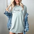 Disney Winnie The Pooh Eeyore Pooh & Piglet Carrying Books Women's Comfort Colors T-Shirt Denim