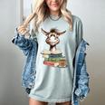 Donkey Reading Book Read Books Be Kind Stay Weird Librarian Women's Comfort Colors T-Shirt Denim
