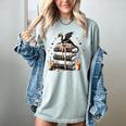 Dragon Hoard Of Books Reading Lover Cute Art Women's Comfort Colors T-Shirt Denim