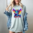 Dragon Reading a Book Bookworm Book Women's Comfort Colors T-Shirt Denim