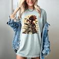 Dragon Reading a Book Dragons And Books Lover Bookworm Women's Comfort Colors T-Shirt Denim